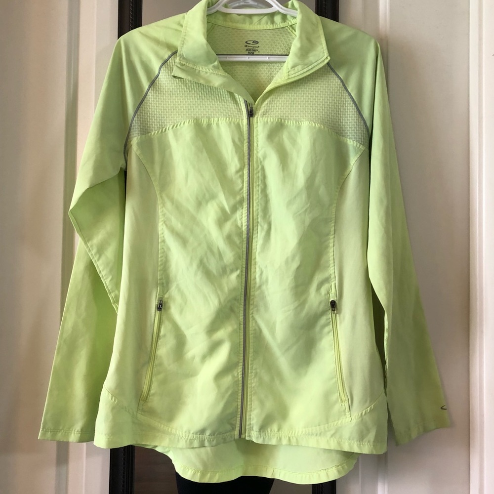 Neon Yellow Champion DUO DRY Jacket